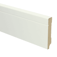 MDF Tijdloze plint 90x15 wit voorgelakt RAL 9010