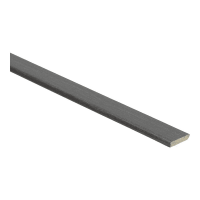 Afwerklijst met plakstrip wengé zwart