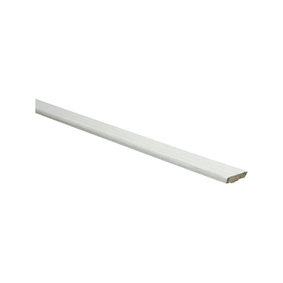 Afwerklijst met plakstrip eiken katoen wit