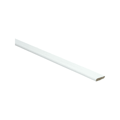 Afwerklijst met plakstrip wit RAL 9016