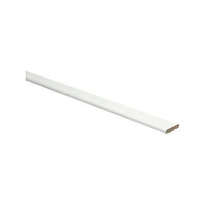 Afwerklijst met plakstrip wit RAL 9010