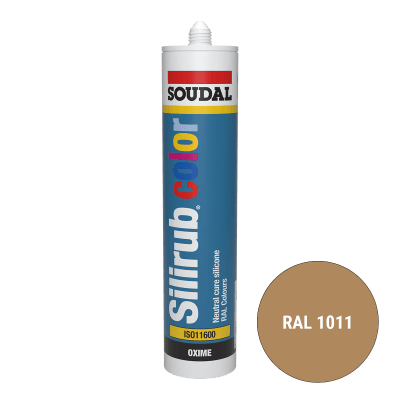Soudal Siliconenkit RAL 1011 bruinbeige 300 ml