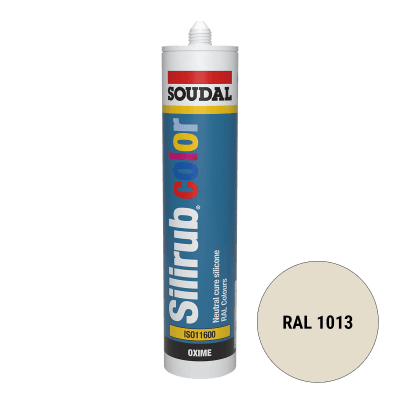 Soudal Siliconenkit RAL 1013 parelwit 300 ml