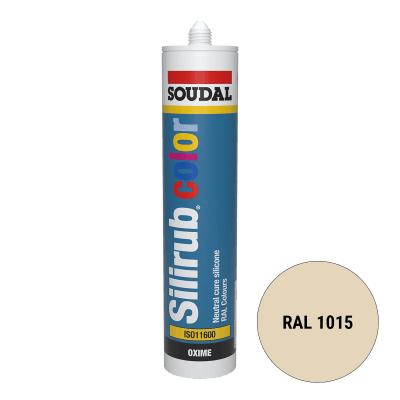 Soudal Siliconenkit RAL 1015 licht ivoor 300 ml