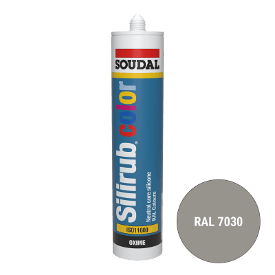 Soudal Siliconenkit RAL 7030 steengrijs 300 ml