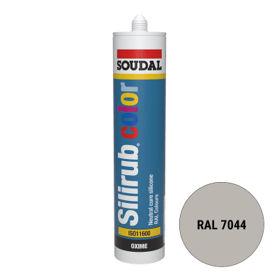 Soudal Siliconenkit RAL 7044 zijdegrijs 300 ml