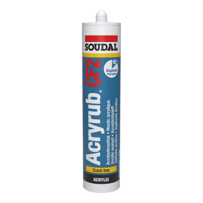 Soudal Acryrub CF2 crackfree wit 310 ml