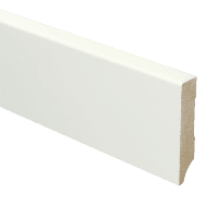 MDF Moderne plint 70x15 voorgelakt RAL 9016