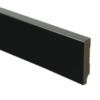 MDF Moderne plint 55x12 voorgelakt RAL 9005