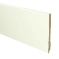 MDF Moderne plint 150x12 wit voorgelakt RAL 9010